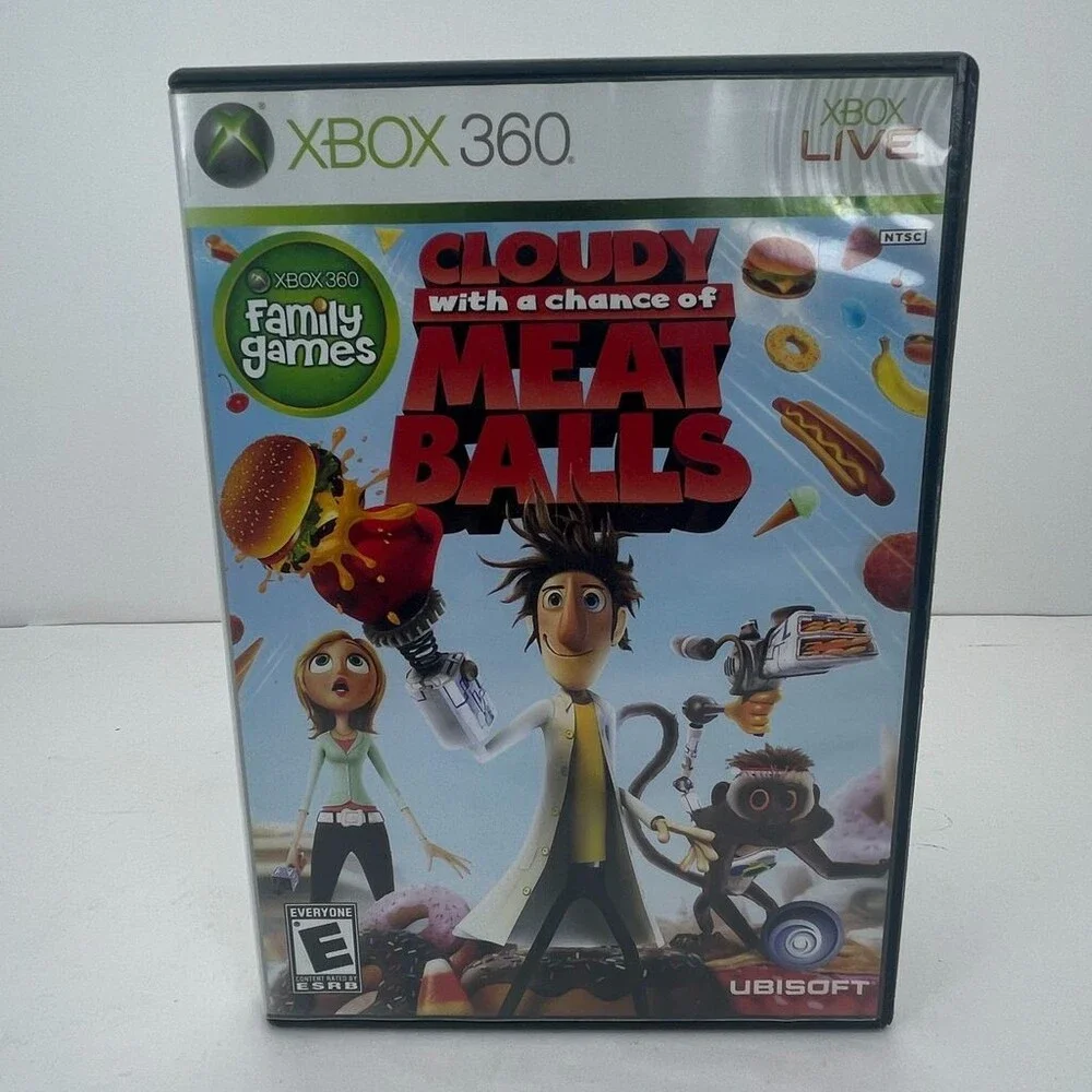 Cloudy With a Chance of Meatballs (Xbox 360, 2009) Complete W/ Manual